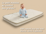 Matelas Bébé - Latex Naturel - fabrication artisanale française