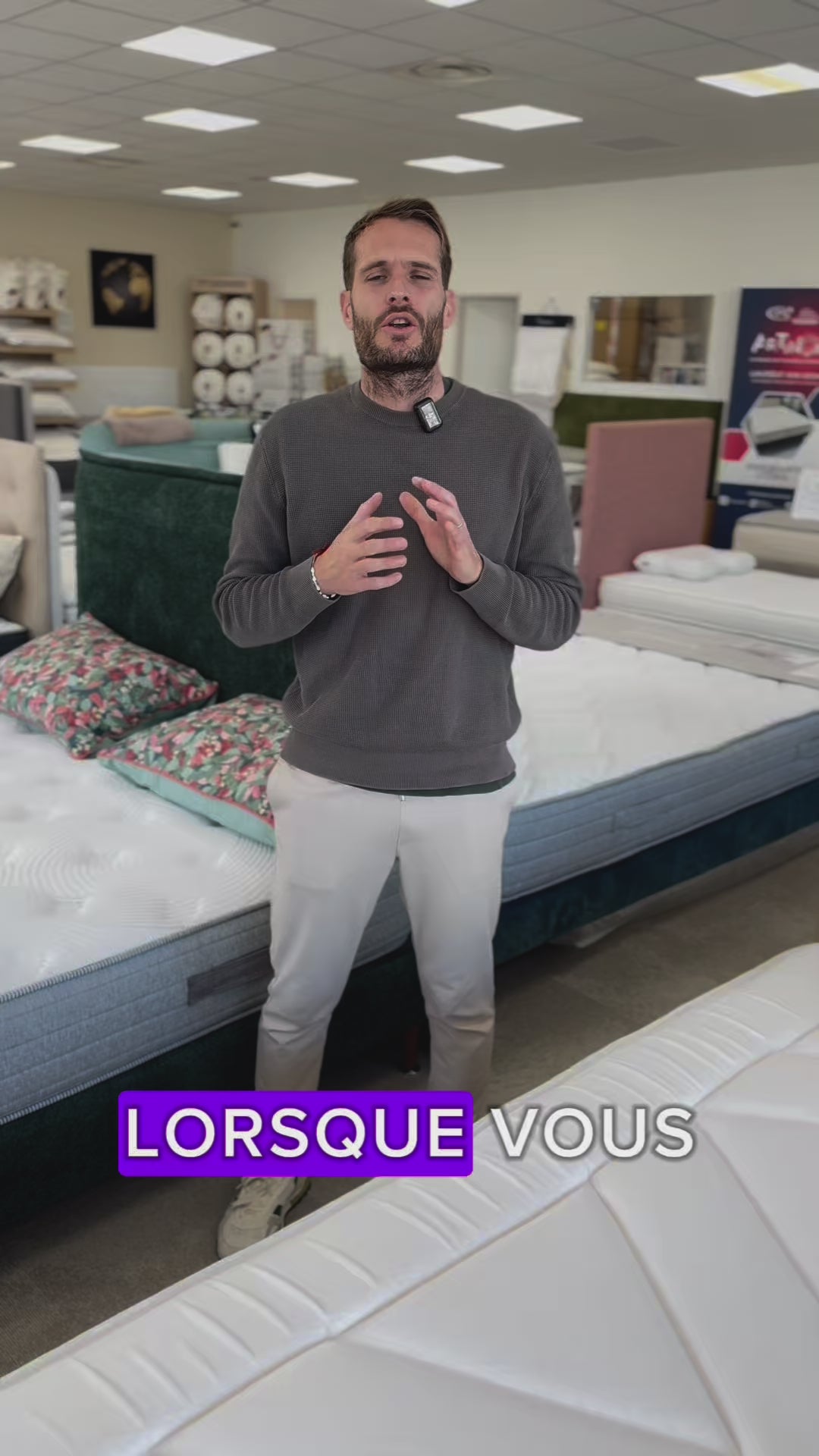 Matelas Mousse Haute Résilience