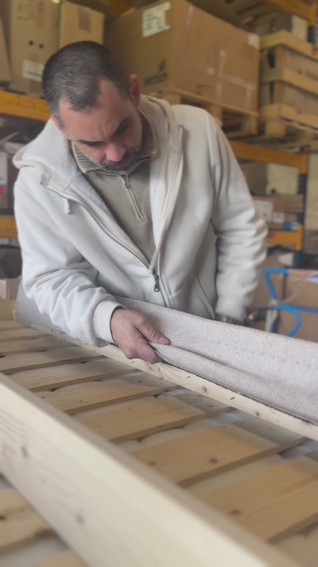 Sommier tapissier Confort - fabrication artisanale française